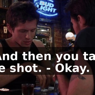 - And then you take the shot. - Okay.