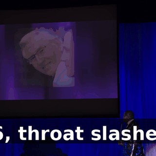 96, throat slashed.