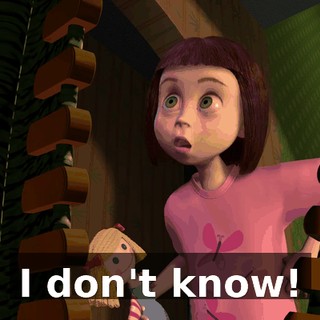 I don't know!