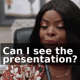 Can I see the presentation?