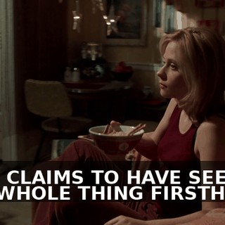 WHO CLAIMS TO HAVE SEEN THE WHOLE THING FIRSTHAND.