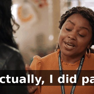 Actually, I did pay