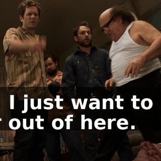 Uh, I just want to get her out of here.