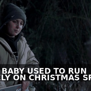 THIS BABY USED TO RUN SOLELY ON CHRISTMAS SPIRIT.