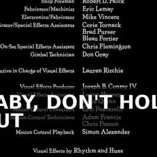 ♪ BABY, DON'T HOLD OUT ♪