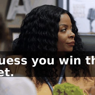 Guess you win the bet.