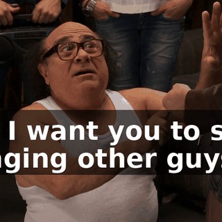but I want you to stop banging other guys.