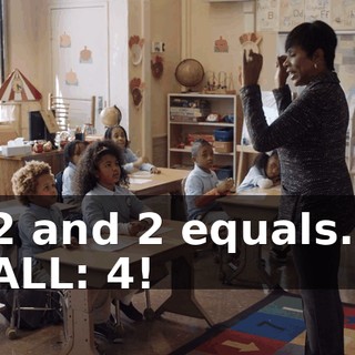 -2 and 2 equals... -ALL: 4!