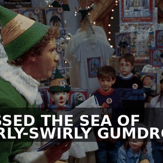 "PASSED THE SEA OF TWIRLY-SWIRLY GUMDROPS,