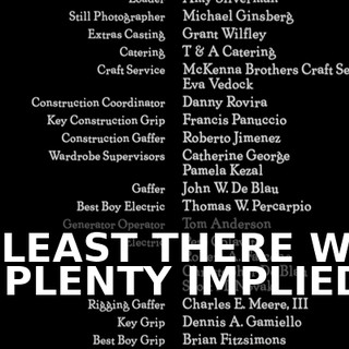♪ AT LEAST THERE WILL BE PLENTY IMPLIED ♪