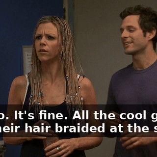 No, no. It's fine. All the cool girls get their hair braided at the shore.