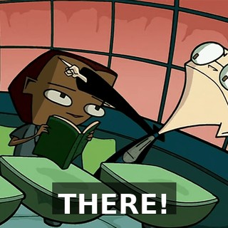 THERE!