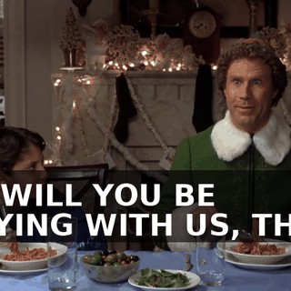SO, WILL YOU BE STAYING WITH US, THEN?