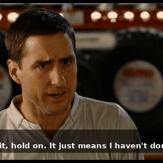 - Uh-- - No, wait, hold on. It just means I haven't done it yet.