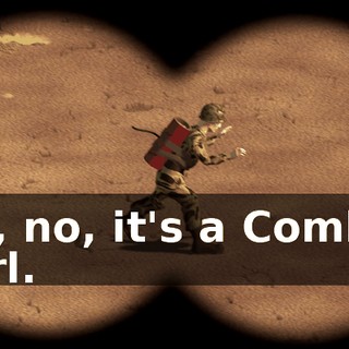 Oh, no, it's a Combat Carl.
