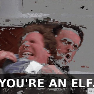 YOU'RE AN ELF.