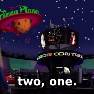 two, one.