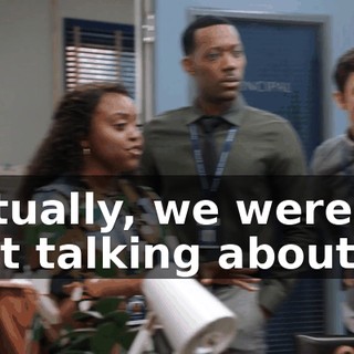 Actually, we were all just talking about