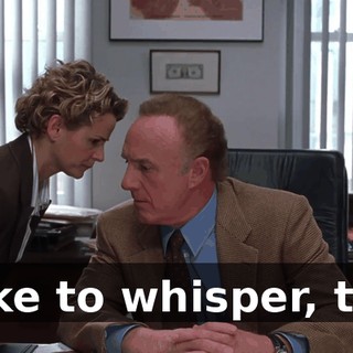 I like to whisper, too.