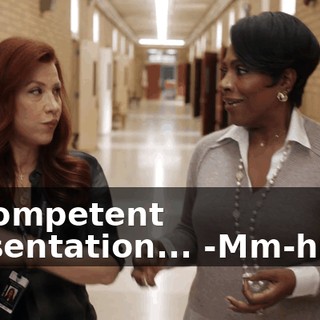 -a competent presentation... -Mm-hmm.