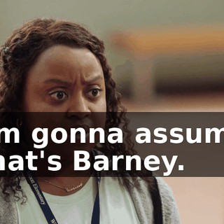 I'm gonna assume that's Barney.