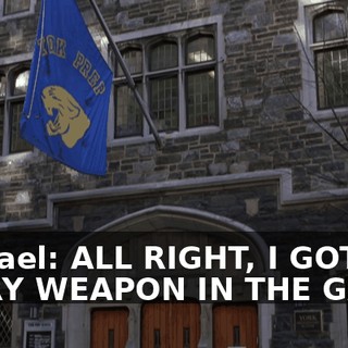 Michael: ALL RIGHT, I GOT EVERY WEAPON IN THE GAME.