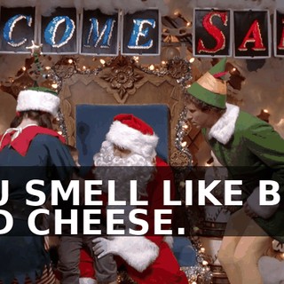 YOU SMELL LIKE BEEF AND CHEESE.