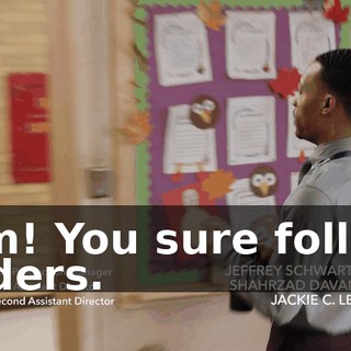 Mm! You sure follow orders.