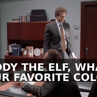 BUDDY THE ELF, WHAT'S YOUR FAVORITE COLOR?