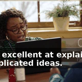 I am excellent at explaining complicated ideas.