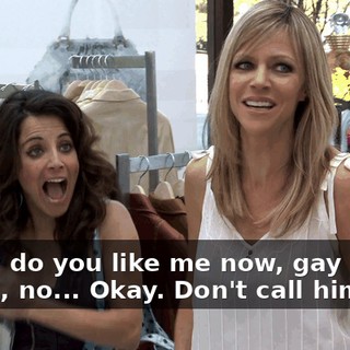 - How do you like me now, gay boy? - Well, no... Okay. Don't call him gay,