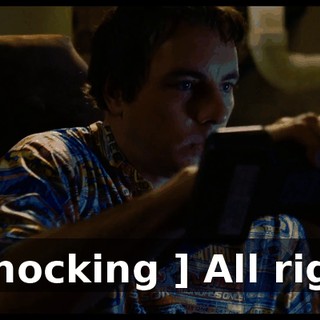 [ Knocking ] All right.