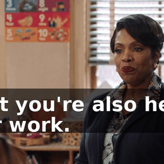 But you're also here for work.
