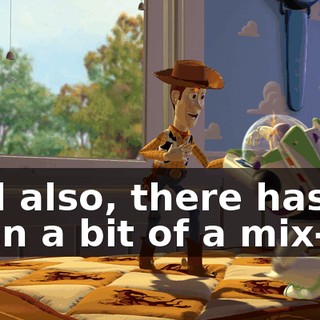 And also, there has been a bit of a mix-up.
