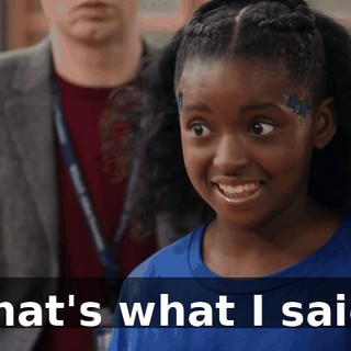 That's what I said.
