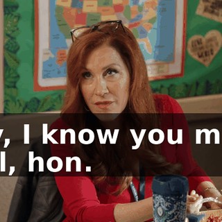 Hey, I know you mean well, hon.
