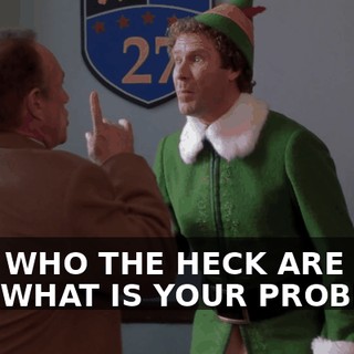 JUST WHO THE HECK ARE YOU, AND WHAT IS YOUR PROBLEM?