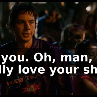 It's you. Oh, man, I really love your show.