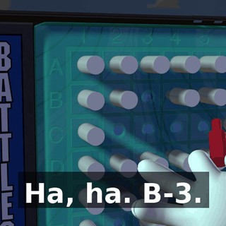 Ha, ha. B-3.