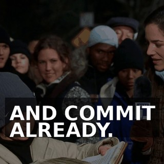 AND COMMIT ALREADY.