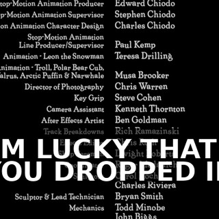 ♪ I'M LUCKY THAT YOU DROPPED IN ♪