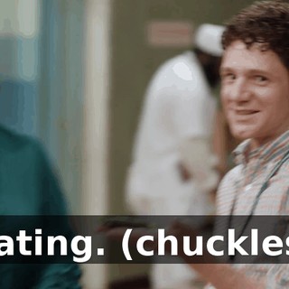 Eating. (chuckles)