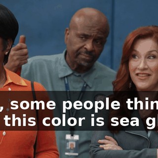 Now, some people think that this color is sea glass,