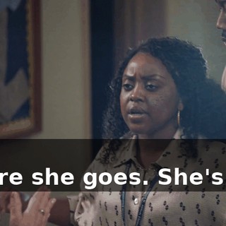 -Oh! -There she goes. She's out.