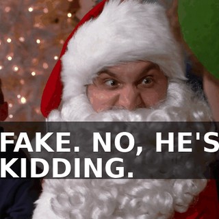 FAKE. NO, HE'S KIDDING.
