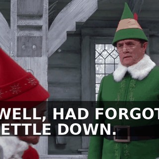 HE, WELL, HAD FORGOTTEN TO SETTLE DOWN.