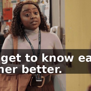 to get to know each other better.