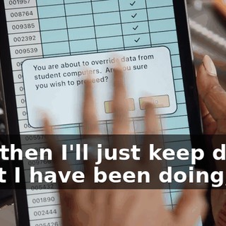 and then I'll just keep doing what I have been doing,