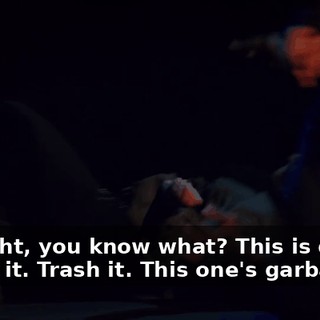 All right, you know what? This is dumb. Dump it. Trash it. This one's garbage.