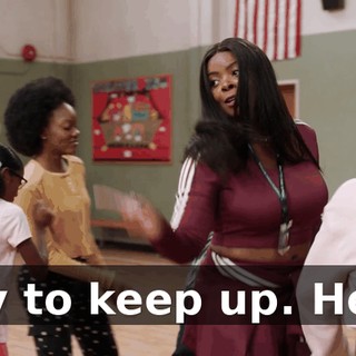 Try to keep up. Hey!